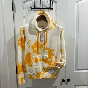NWT Outerknown 100% organic cotton tie dye hoodie, small